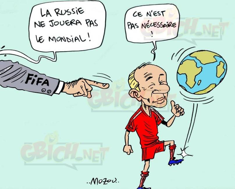 La FIFA sanctionne la RUSSIE