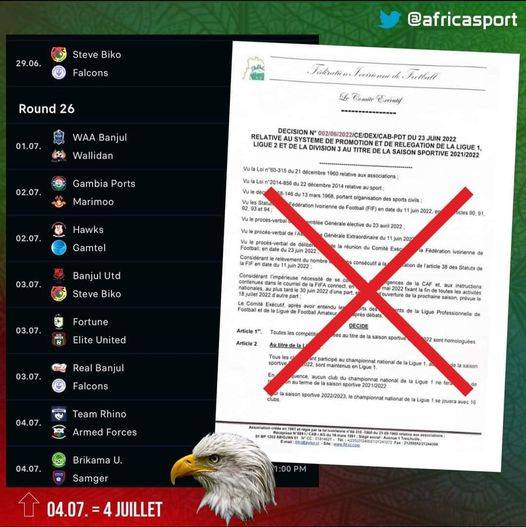 AFRICA SPORTS D'ABIDJAN, ACCUSE LA FIF DE "MENSONGES