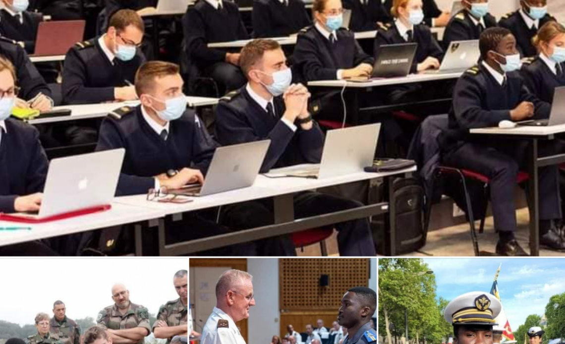 Gbich-premier africain major de l'Ecole de Commissariat des Armées de France